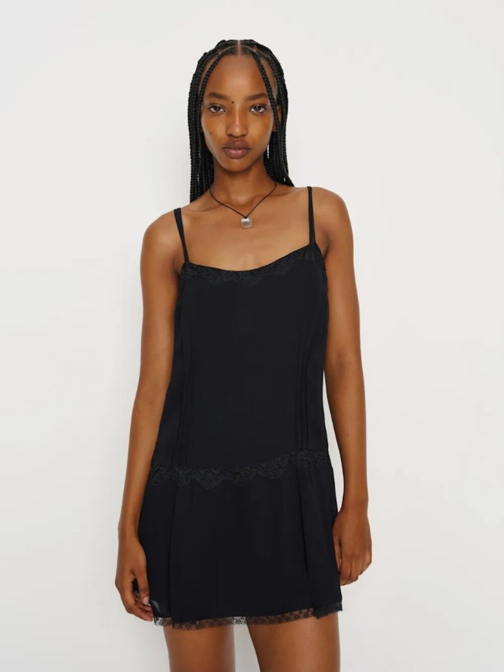NWT Reformation Allis Dress Black - Size 6